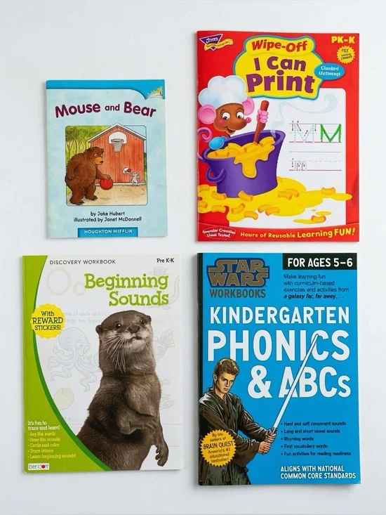 🟢3/$15 🆕 Pre K-K Workbook Bundle