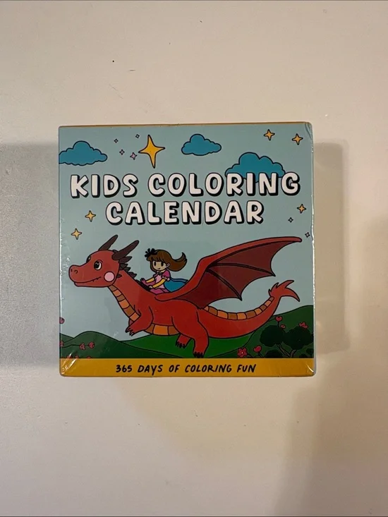 Kids Coloring Calendar -