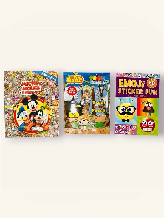 New 3pc Children’s Activity Book Bundle