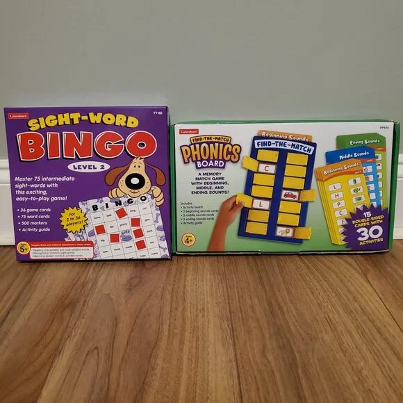 Lakeshore Sight Word Bingo & Phonics Board