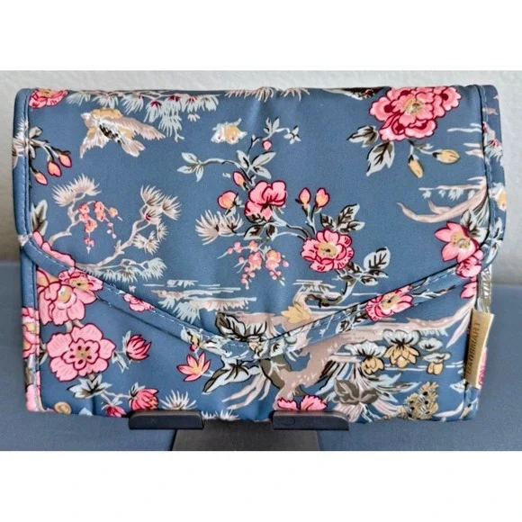 Bagsmart‎ Jewelry Travel Storage Case Organizer Bag Vintage Floral Print