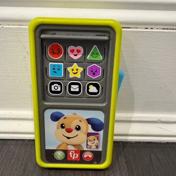 Fisher-Price Laugh & Learn Puppy Interactive Electronic Emotions Phone Toy Baby