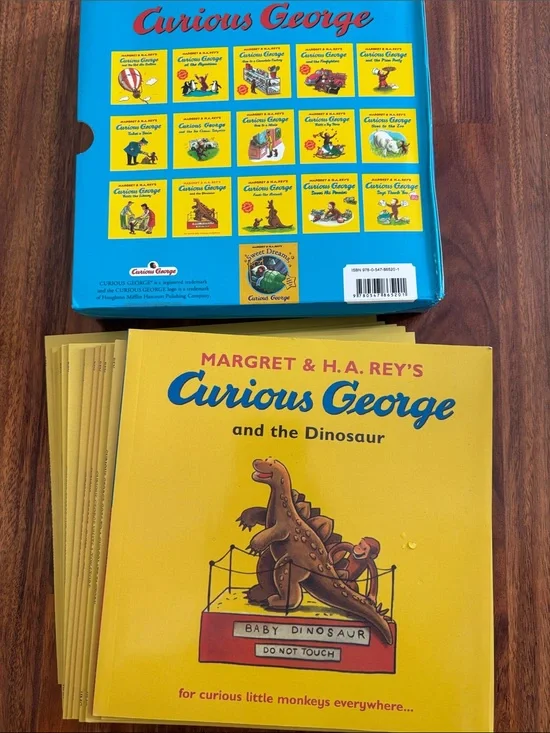 16-book bundle Curious George The Monkey Books Set Collection Margret Rey books