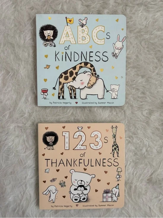 ABC's of Kindness & 123's of Thankfulness Baby Board Book Set