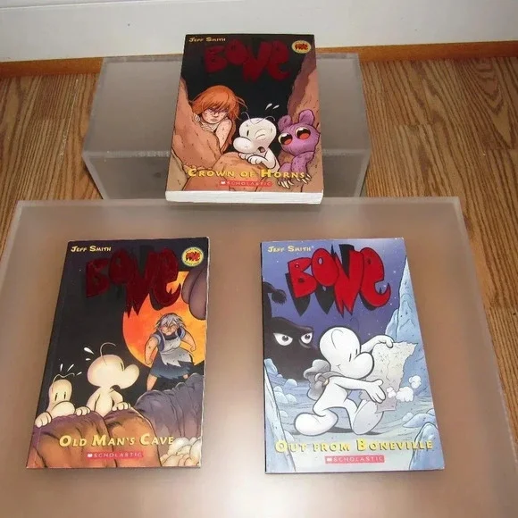 Jeff Smith BONE Set 3 books (Vol 1,6,9)