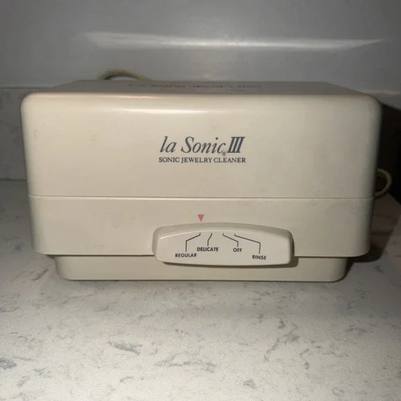 Connoisseurs La Sonic III Tank Sonic Jewelry Cleaner Model 1 Conx
