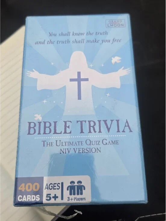 Bible Trivia 400 cards ages 5 and up