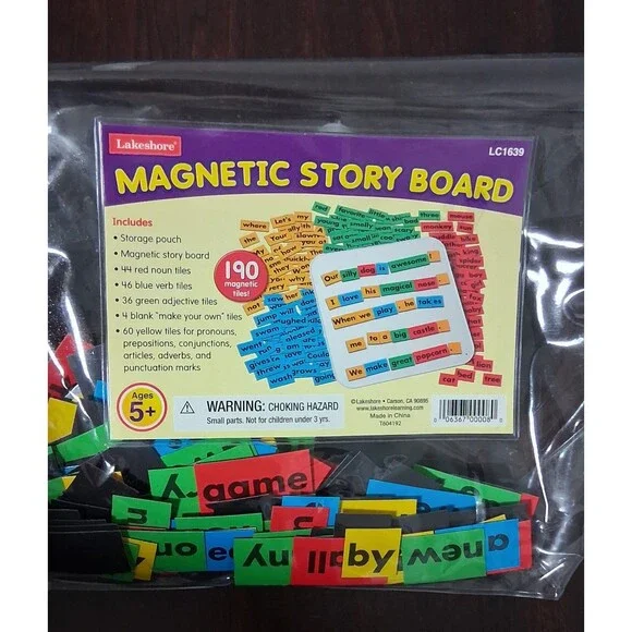 Magnetic Story Board 190 tiles Educational for kids ages 5+.