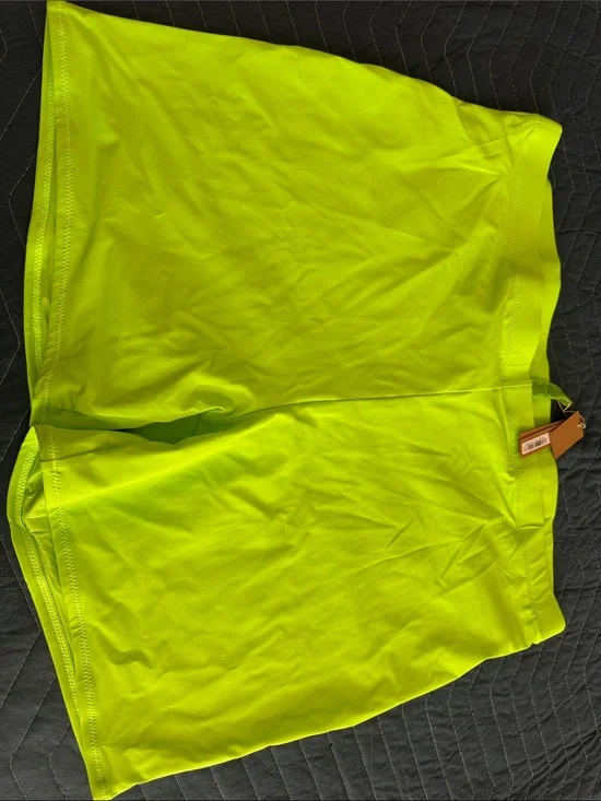 SKIMS Mid Waist Recycled Swim Men's Neon Green