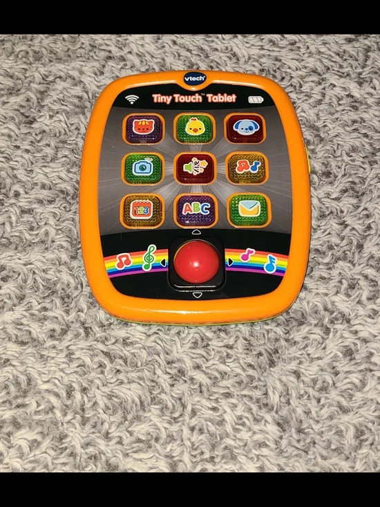 Vtech Tiny Touch Tablet Interactive Learning Toy Toddlers ABC Numbers Lights