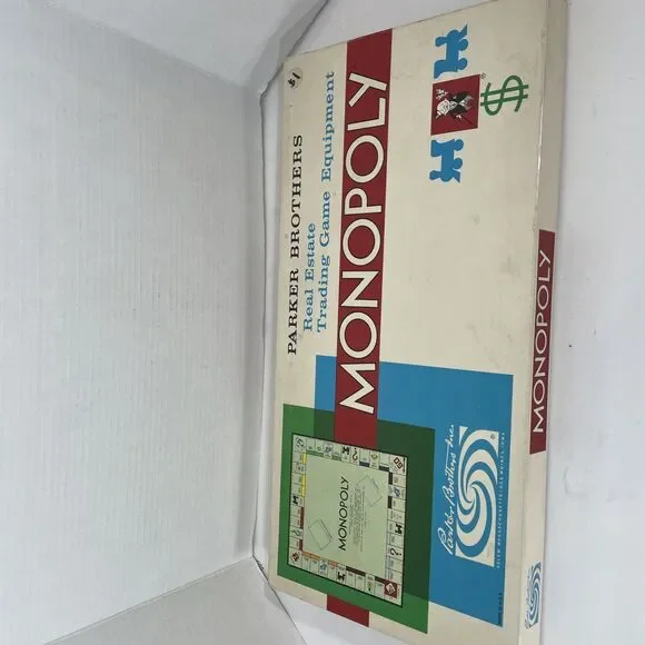 Vintage Monopoly 1961 Parker Brothers Manufacture Board Games Classic Complete
