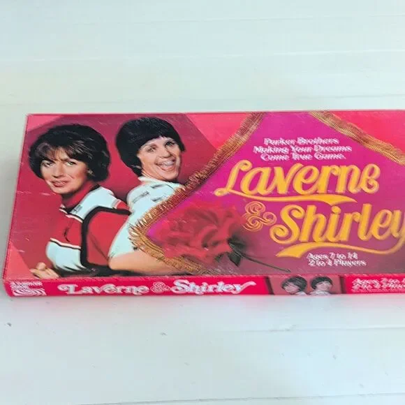 Laverne and Shirley Board Game 1977 Parker Bros Complete Retro Sitcom Toy