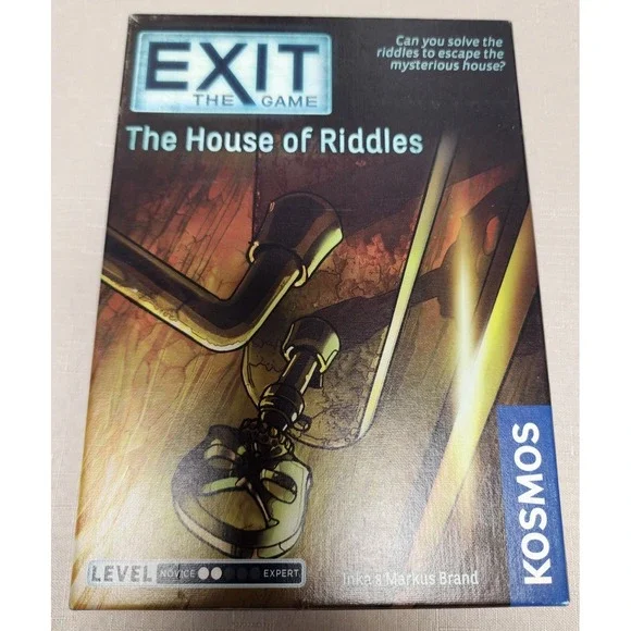 EXIT The Game The House of Riddles  New Open‎ Box