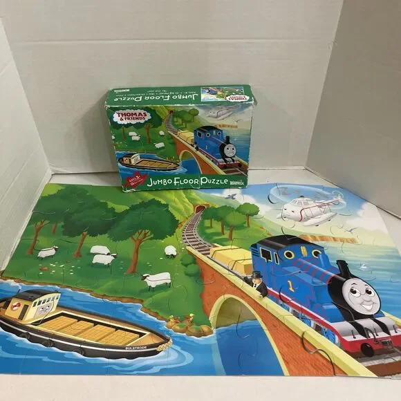 Thomas & Friends 35 Piece Puzzle Called By The Sea Jumbo Floor Puzzle Complete