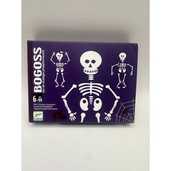 BOGOSS Build A Skeleton Glow in the Dark Strategy Game Djeco NEW OPEN BOX  6+