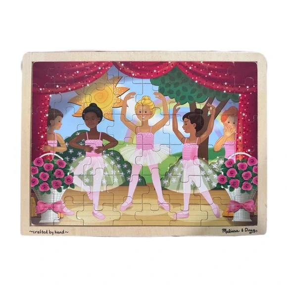 Melissa & Doug Fresh Start Ballet Performance 48 Piece Wooden Jigsaw Puzzle 2912
