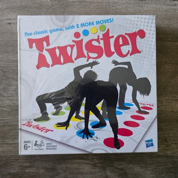 Hasbro Twister Classic Floor Game New Sealed Spinner Choice Air Moves Ages 6+