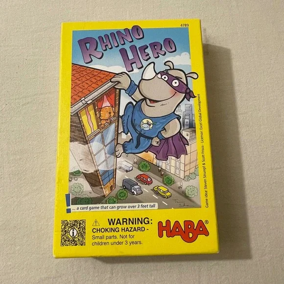 HABA Rhino Hero Card Game‎ 3D Stacking Fun Family Game Ages 5+