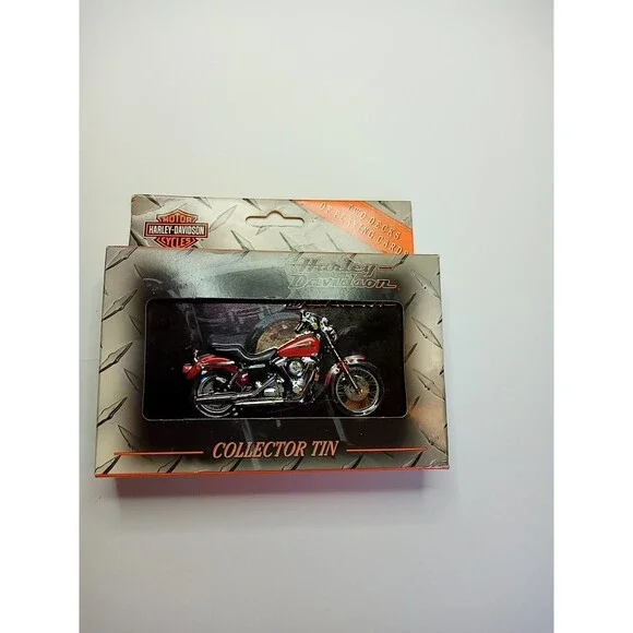 *VINTAGE* 1999 Harley Davidson‎ Limited Edition Collector Tin With 2 Card Decks