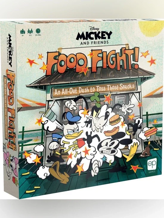 NEW Disney Mickey And Friends Food Fight Game
