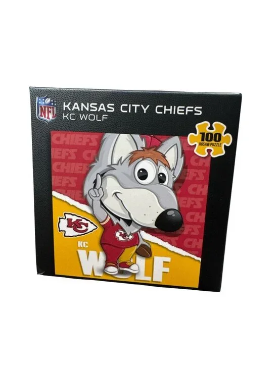 Kansas City Chiefs KC Wolf 100-Piece Jigsaw Puzzle By MasterPieces Inc 10