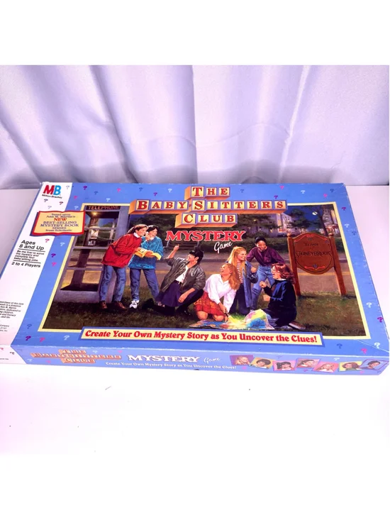 Vintage The Baby Sitters Club Mystery Game 1992 Board Game Milton Bradley