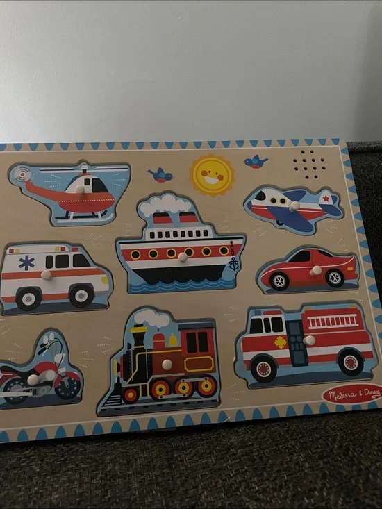 Melissa & Doug wooden sound puzzle