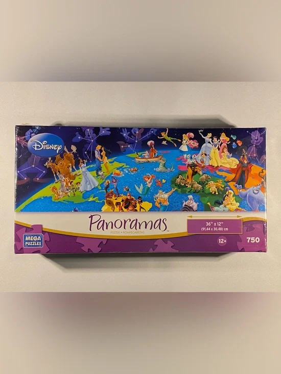 Disney Panoramas 750 Pc Puzzle World of Disney - SEALED - READ DESCRIPTION
