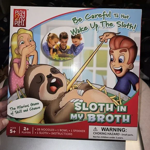 Sloth In My Broth, The Hilarious Game of Skill and Chance Play 2 Play New!