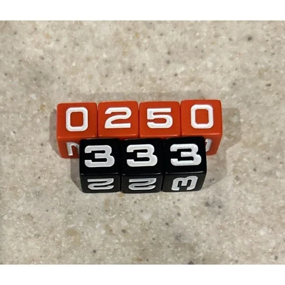 Milton Bradley 1987 Screaming Eagles Board Game Replacement Pieces Playing Dice