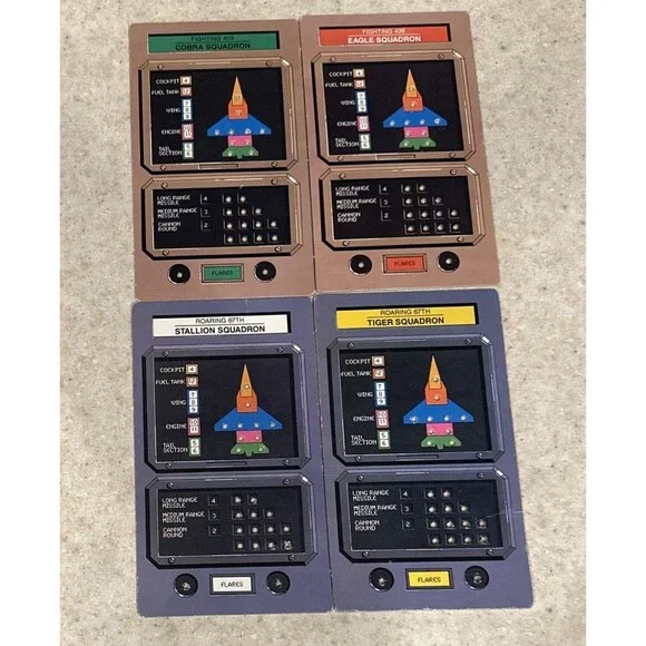 Screaming Eagles 1987 Board Game Replacement Parts Battle Boards