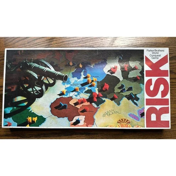 1980 Risk Board Game Parker Brothers Complete Great Condition