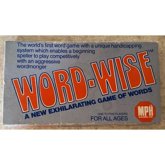 Word Wise: A New Exhilarating Game Of Words! - Unplayed 1979 Card Game Vintage
