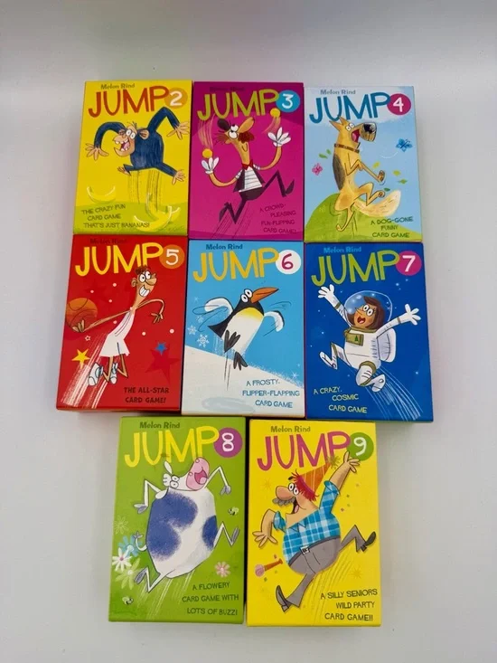 JUMP Card Game Set - skip counting/multiplication decks for 2-9