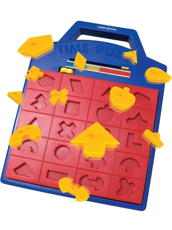 Shape Puzzle Pop Up Board Game Matching Fine Motor Skills Complete No Box PreK