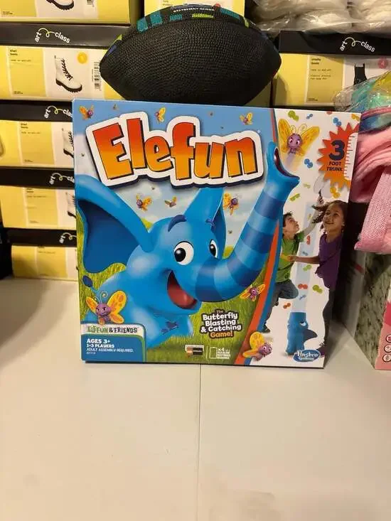 Hasbro Gaming Elefun and Friends Butterfly Blasting and Catching Game