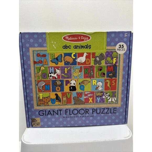 Melissa and‎ Doug ABC animals giant floor puzzle