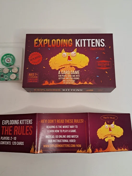 Exploding Kittens Party Pack Card Game 2-10 Players Ages 7+