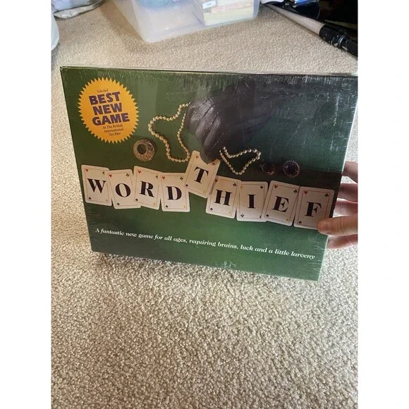 Vintage 1999 Wordthief Board Game Factory Sealed New Faby Games