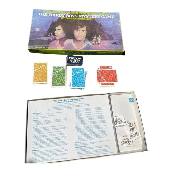 The Hardy Boys Mystery Game The Secret of Thunder Mountain Parker Brothers