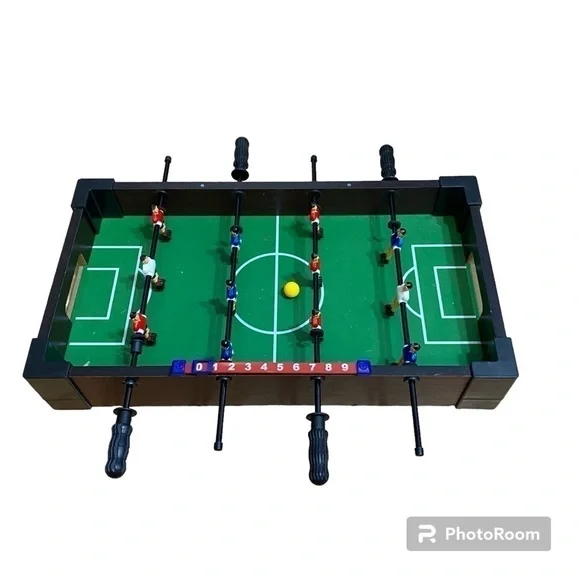 Mini Table Top Fooseball Table Kids Toy Soccer
