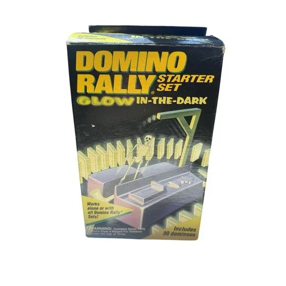 Vintage‎ Pressman Domino Rally Glow in the Dark Starter Set Haunted Hangman 1994
