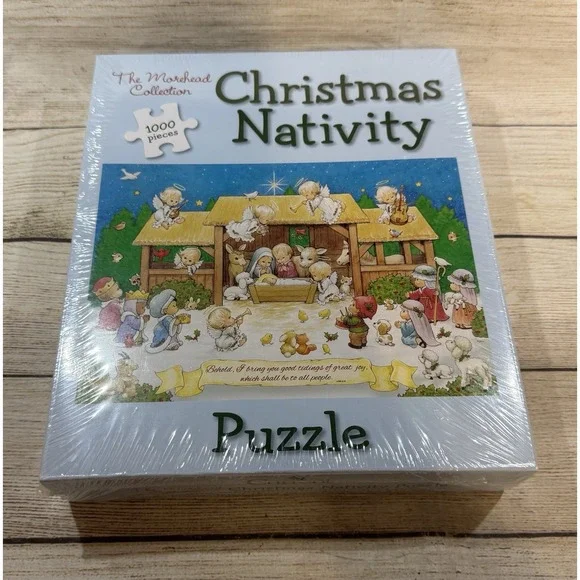 NIB Current Morehead Kids Christmas Nativity Puzzle 1000 Pieces New & Sealed