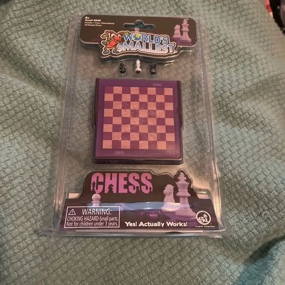 World's Smallest Chess Board Game New