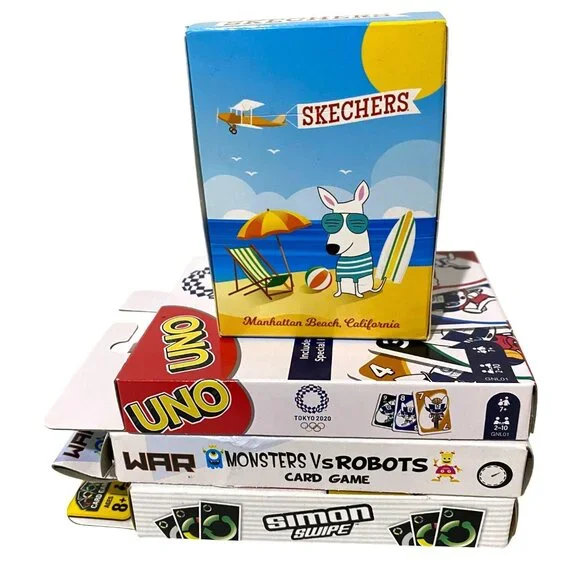 Family Card Game Lot of 4 Skechers Uno‎ Tokyo War Monsters vs Robots Simon Swipe
