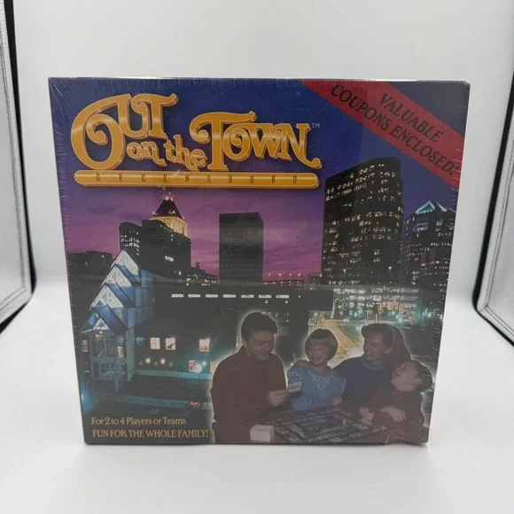 Out on the Town Greensboro Board Game Factory Sealed Rare Complete NEW