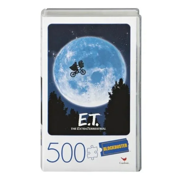 NEW 500 Pieces Jigsaw Puzzle ET E.T. Spin Master Game in Retro Blockbuster