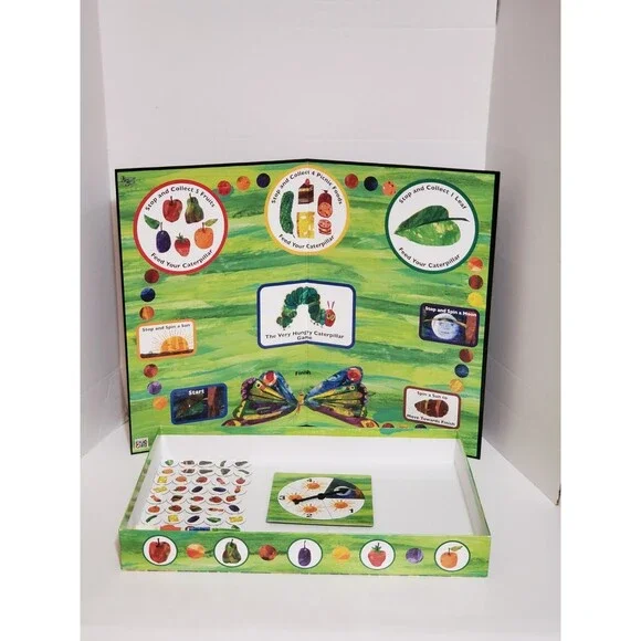 The Very Hungry Caterpillar Game Of Counting Colors & Contrasts Eric Carle 3+