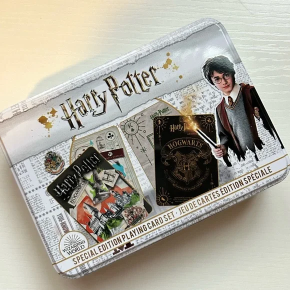 Harry Potter Special Edition Playing Card Set In Keepsake‎ Tin 2 Decks Set