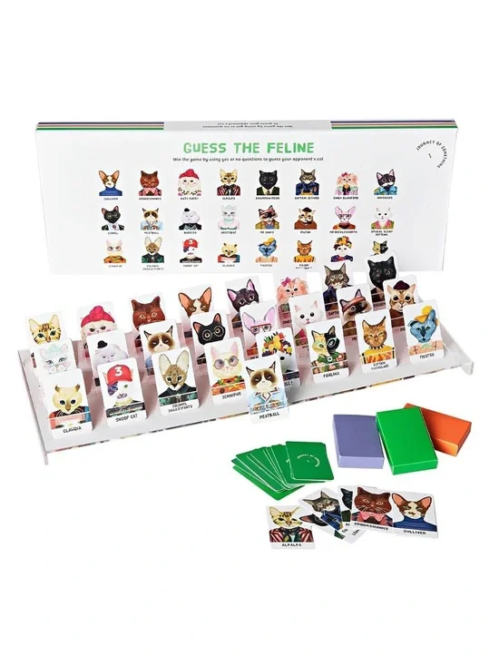 Guess the Feline Kids Toy Game - Colorful Cat Characters